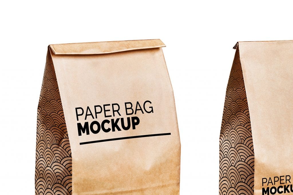 Download Paper Bag Package Mockup | Mockupslib