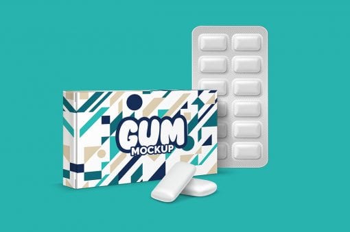 Gum Package mockup