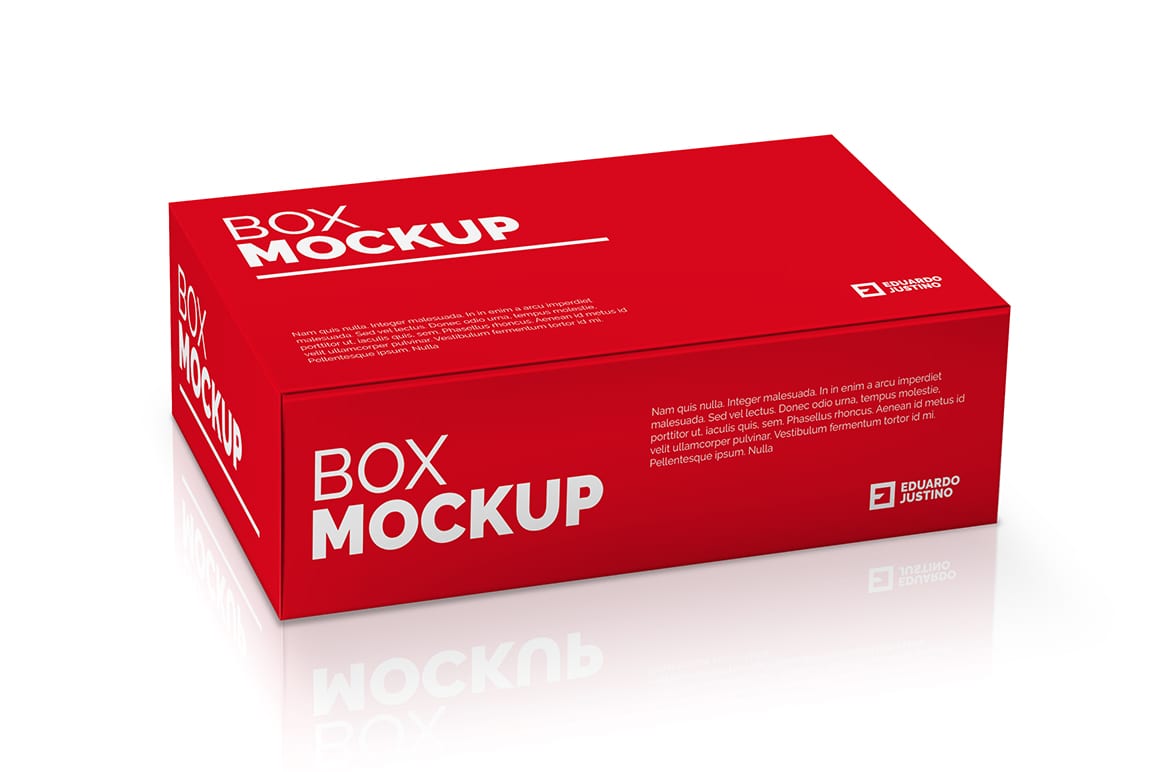 Rectangular Box Mockup