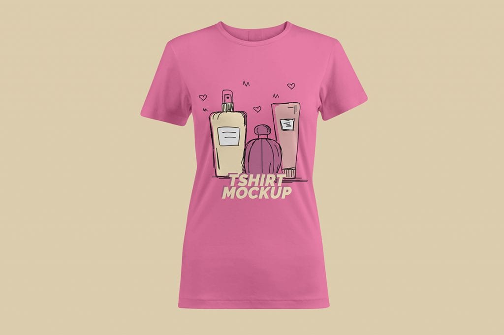 Women T Shirt Mockup Mockupslib