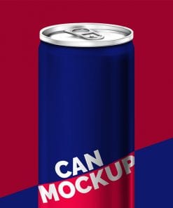 Energy Drink Can Mockup 1