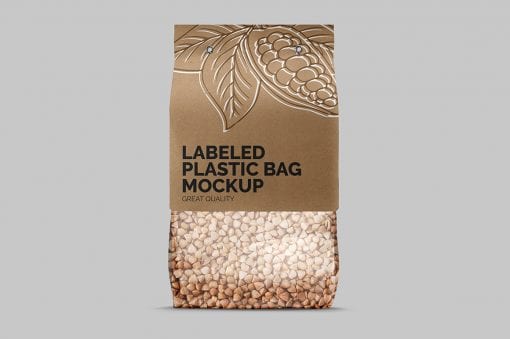Label Plastic Bag Mockup 2