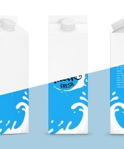 Milk/Juice Carton Packaging Mockup 2