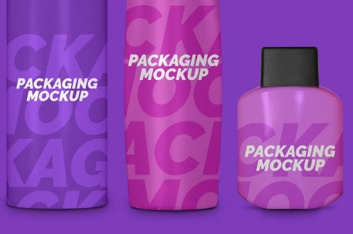 Cosmetic Packaging Mockups 2