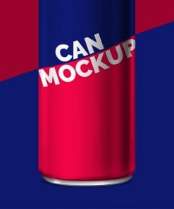 Energy Drink Can Mockup 2