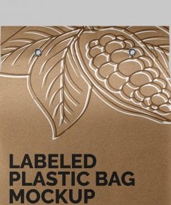 Label Plastic Bag Mockup 3