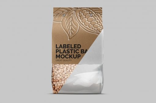 Label Plastic Bag Mockup 5