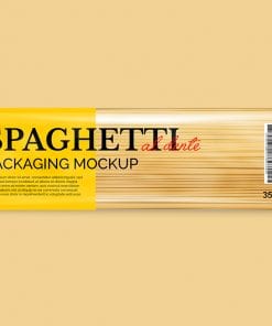 Download Spaghetti Pasta Packaging Mockup Mockupslib