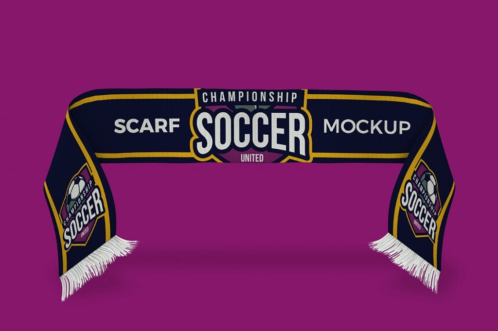 Download Sports Scarf Mockup | Mockupslib