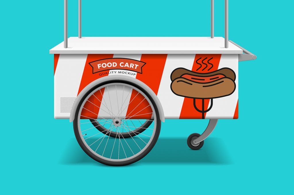 Street Food Cart Mockup | Mockupslib