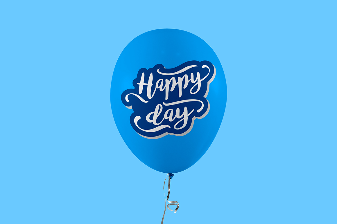 Download Balloon Mockup Mockupslib