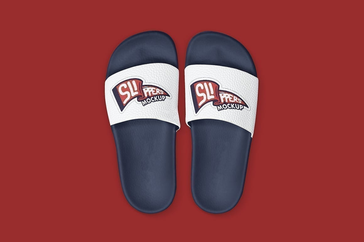 Rubber Slippers Mockup