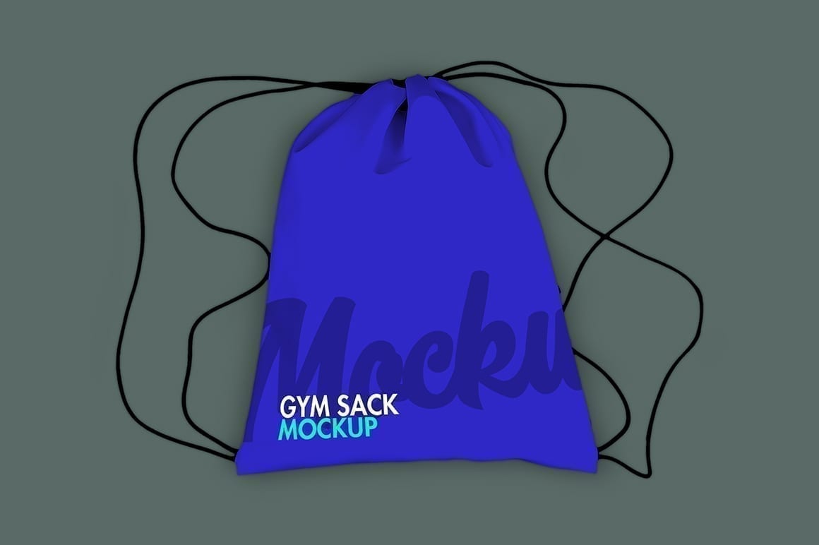 Download Gym Sack/Bag Mockup | Mockupslib