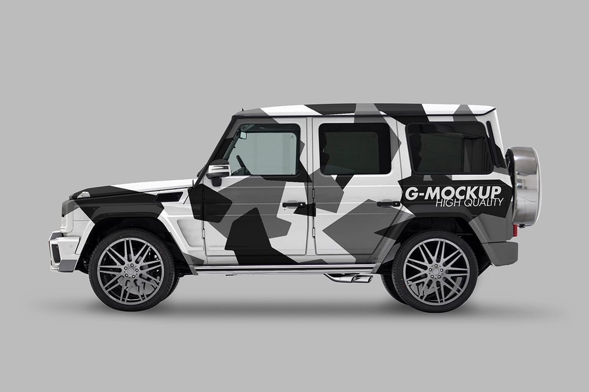 Download Mercedes Benz G Class Mockup | Mockupslib