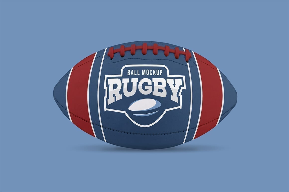 Download Rugby American Football Ball Mockup Mockupslib